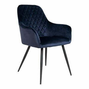Niebieskie aksamitne krzesła zestaw 2 szt. Harbo – House Nordic obraz