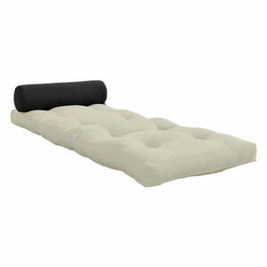 Szarobeżowy materac futon 70x200 cm Wrap Beige/Dark Grey – Karup Design obraz