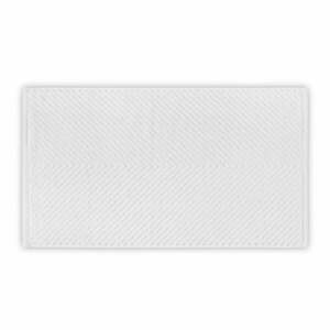 Biały bawełniany ręcznik kąpielowy 142x76 cm Chevron – Foutastic obraz