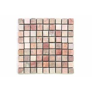 Mozaika marmurowa Garth na siatce czerwona 1m2 obraz