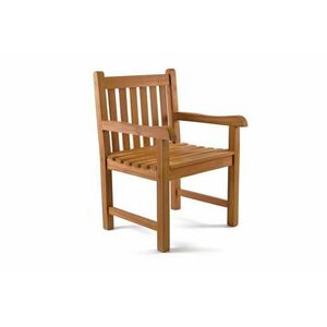 Ekskluzywne krzesło z drewna teakowego DIVERO obraz