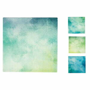 Zielono-niebieskie ceramiczne podkładki zestaw 4 szt. Ocean – Villa d'Este obraz
