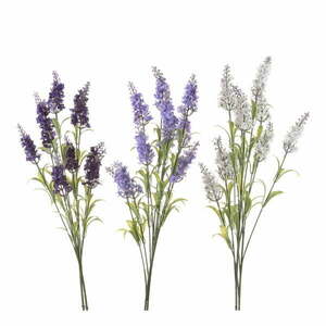 Sztuczne kwiaty zestaw 3 szt. (wysokość 55 cm) Lavender – Casa Selección obraz