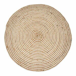 Naturalny okrągły dywan z juty ø 120 cm Natur – Casa Selección obraz