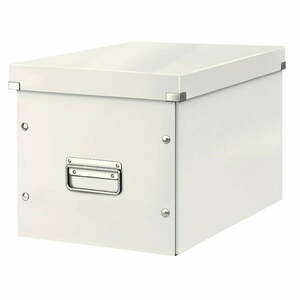 Biały kartonowy pojemnik z pokrywką 32x36x31 cm Click&Store – Leitz obraz