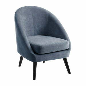 Niebieskoszary wypoczynkowy fotel Cover – Casa Selección obraz