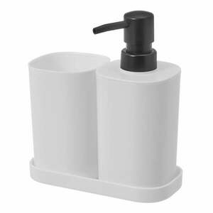 Biały zestaw akcesoriów łazienkowych – Casa Selección obraz