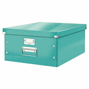 Zielony/turkusowy kartonowy pojemnik z pokrywką 37x48x20 cm Click&Store – Leitz obraz