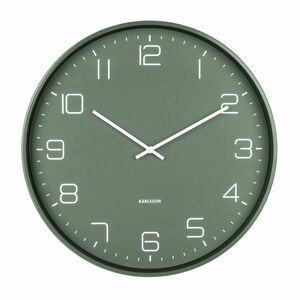 Karlsson 5751GR stylowy zegar ścienny, śr. 40 cm obraz