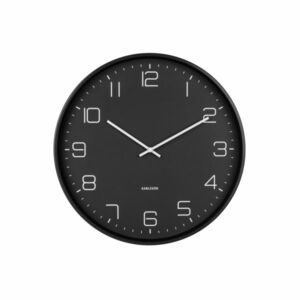 Karlsson KA5751BK Stylowy zegar ścienny, 40 cm obraz