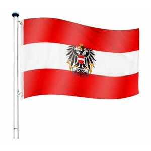 Maszt wraz z flagą: Austria - 650 cm obraz