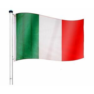 Maszt wraz z flagą: Włoch - 650 cm obraz
