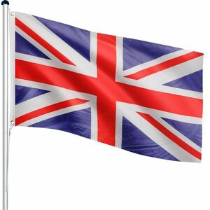 Maszt flagowy w komplecie flaga Wielkiej Brytanii - 650 cm obraz