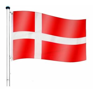 Maszt wraz z flagą: Dania - 650 cm obraz