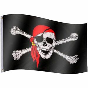 Piracka flaga Jolly Roger - 120 cm x 80 cm obraz