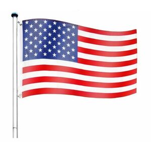 Maszt wraz z Flagą USA - 650 cm obraz