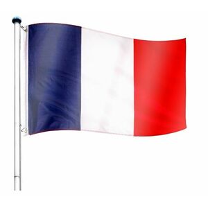 Maszt wraz z flagą: Francji - 650 cm obraz