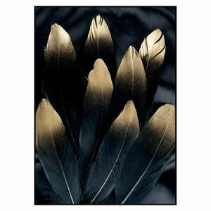 Obraz 30x40 cm Golden Feather – Malerifabrikken obraz