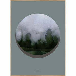 Obraz 50x70 cm Water Circle – Malerifabrikken obraz