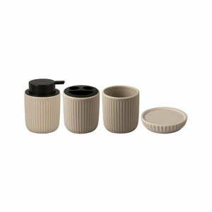 Beżowy ceramiczny zestaw akcesoriów łazienkowych Neat – PT LIVING obraz
