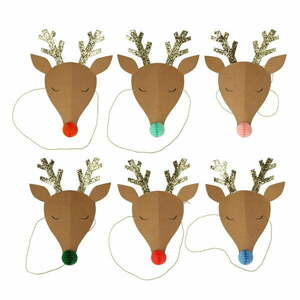 Czapeczki imprezowe zestaw 6 szt. Reindeer – Meri Meri obraz