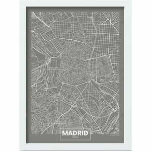 Plakat w ramie 40x55 cm Madrid – Wallity obraz