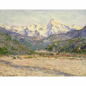 Obraz – reprodukcja 70x55 cm The Valley of the Nervia, Claude Monet – Fedkolor obraz