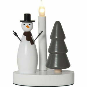 Czarno-biała dekoracja świetlna ze świątecznym motywem Christmas Joy – Star Trading obraz