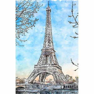 Obraz 90x60 cm Paris – Fedkolor obraz