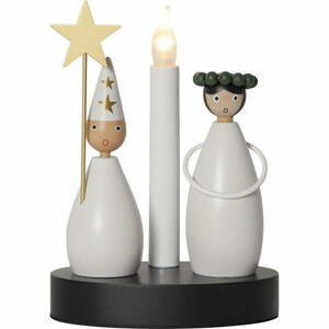 Czarno-biała dekoracja świetlna ze świątecznym motywem Christmas Joy – Star Trading obraz