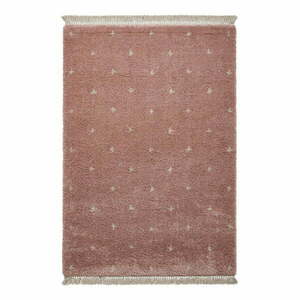 Różowy dywan Think Rugs Boho Dots, 120x170 cm obraz