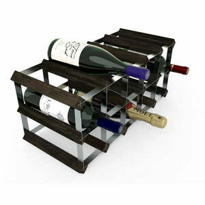 Drewniany stojak na wino na 15 butelek – RTA obraz