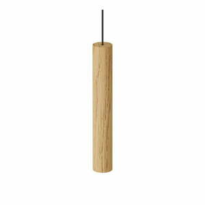 Lampa wisząca LED z drewnianym kloszem ø 3 cm Chimes – UMAGE obraz