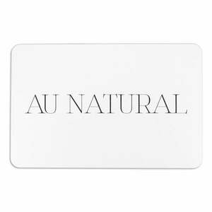 Biały dywanik łazienkowy 39x60 cm Au Natural – Artsy Doormats obraz