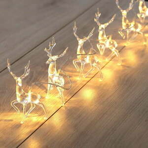 Girlanda świetlna LED z reniferami DecoKing Deer, 10 lampek, dł. 1, 65 m obraz