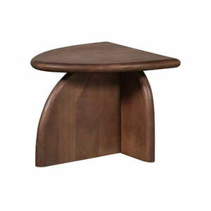 Stolik z litego drewna mango 50x50 cm Nalin – WOOOD obraz