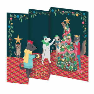 Kartki zestaw 5 szt. ze świątecznym motywem Animal Crackers – Roger la Borde obraz