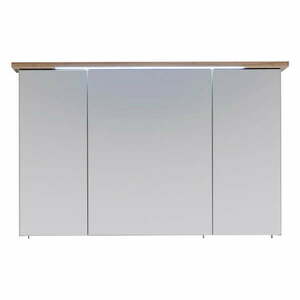 Biała wisząca szafka łazienkowa z lustrem 115x72 cm Set 923 – Pelipal obraz