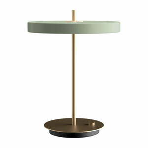 Jasnozielona lampa stołowa LED ze ściemniaczem i metalowym kloszem (wysokość 41, 5 cm) Asteria Table – UMAGE obraz