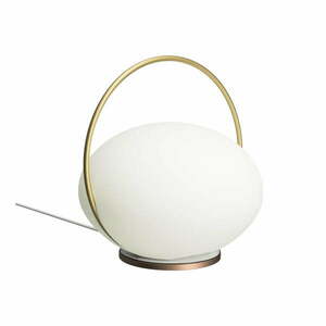 Lampa stołowa LED w biało-złotym kolorze (wysokość 19 cm) Orbit – UMAGE obraz