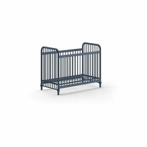 Niebieskie metalowe łóżeczko 60x120 cm BRONXX – Vipack obraz