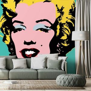 Tapeta ikona Marilyn Monroe w pop art stylu obraz