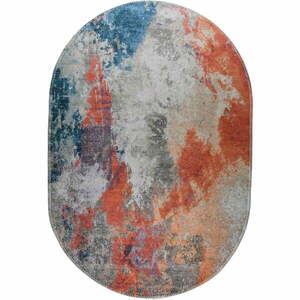 Niebiesko-pomarańczowy dywan odpowiedni do prania 120x180 cm – Vitaus obraz