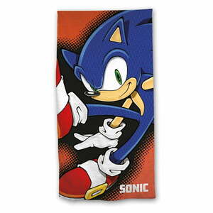 Bawełniany ręcznik dziecięcy 70x140 cm Sonic – Jerry Fabrics obraz