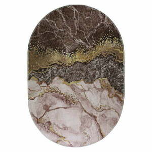 Dywan odpowiedni do prania w brązowo-złotym kolorze 160x230 cm – Vitaus obraz