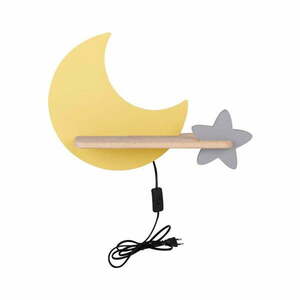 Żółta lampa dziecięca Moon – Candellux Lighting obraz