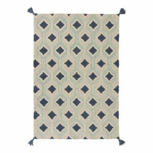 Beżowo-niebieski wełniany dywan Flair Rugs Marco, 200x290 cm obraz