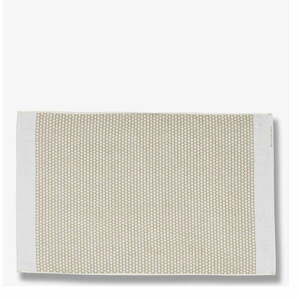 Biało-beżowy tekstylny dywanik łazienkowy 50x80 cm Grid – Mette Ditmer Denmark obraz