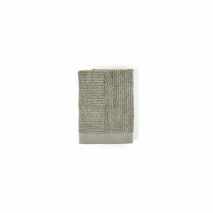 Zielonoszary bawełniany ręcznik 70x50 cm Classic − Zone obraz