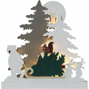 Biała dekoracja świetlna ze świątecznym motywem Forest Friends – Star Trading obraz